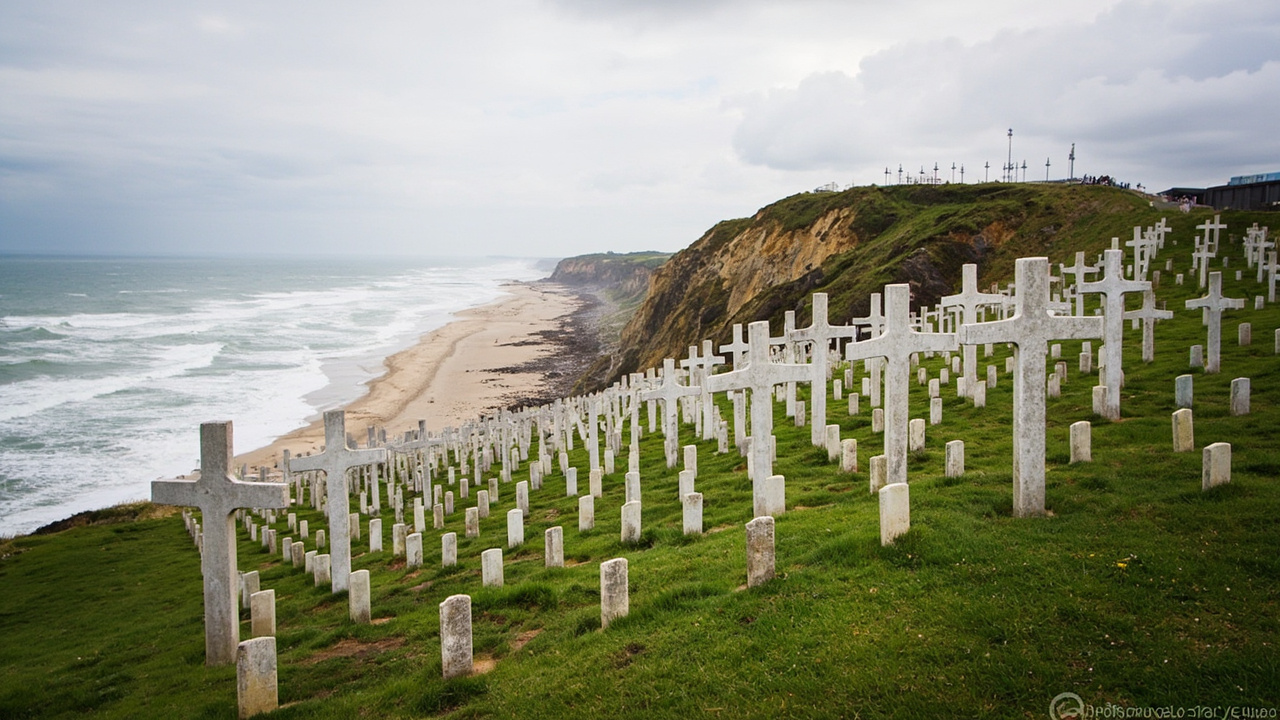 Normandy D-Day beaches full-day coach tour from Paris